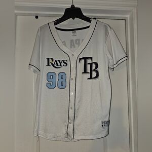 PINK Victoria's Secret Tampa Bay Ray's Jersey Shirt